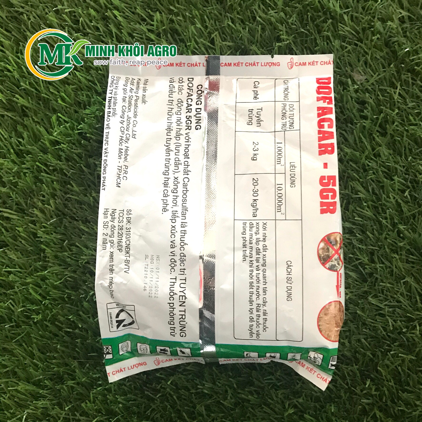 Thuốc đặc trị tuyến trùng Dofacard 5GR - Gói 1kg